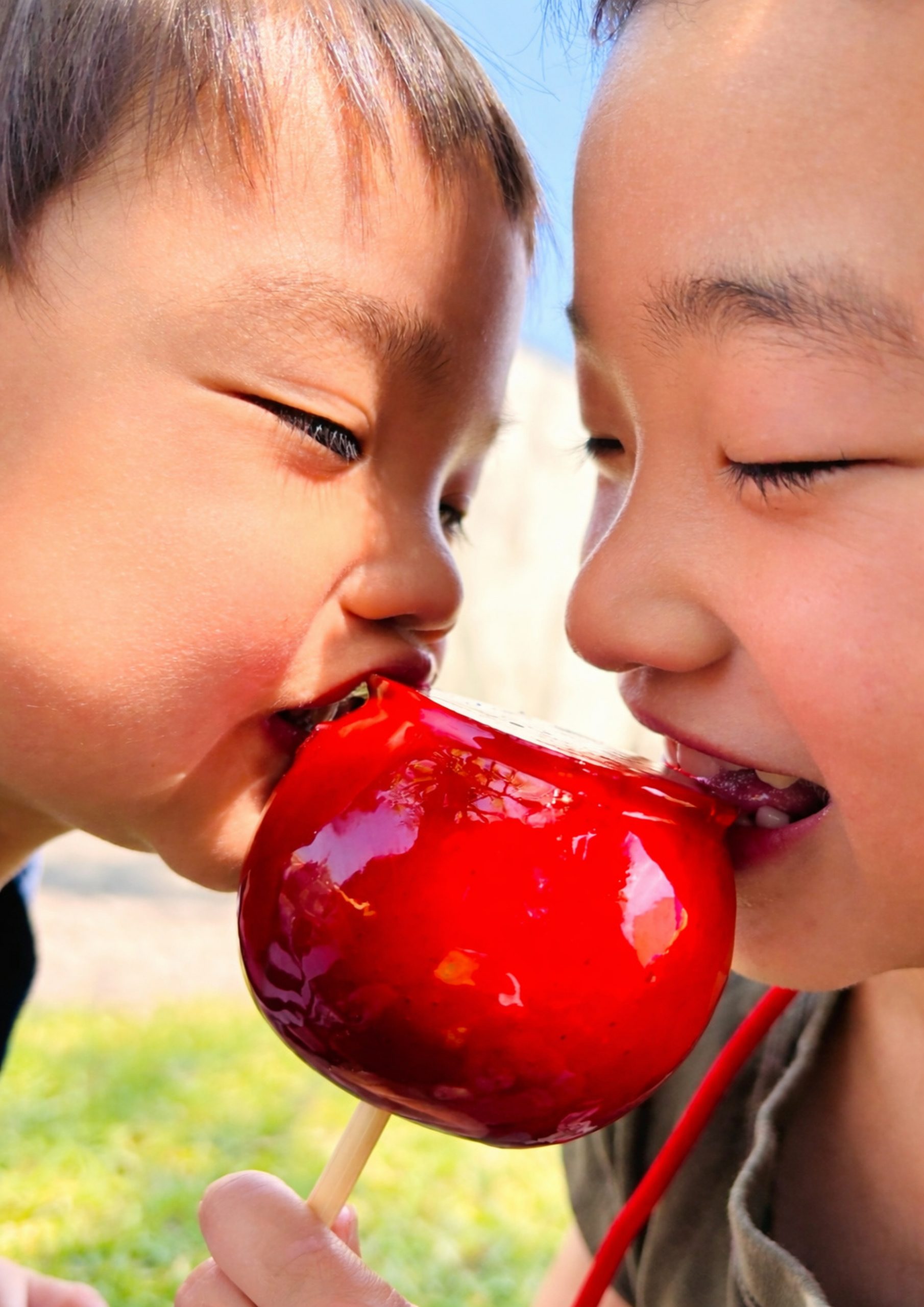 2人ではんぶんこ!